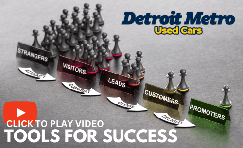 detroit metro used cars logo